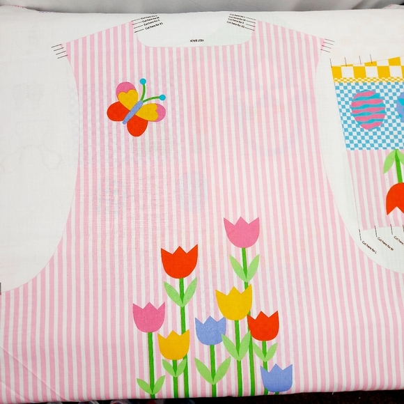 8A  Easter vest kit premade pattern fits XS - larg easy sewing pattern bunny - Picture 4 of 6